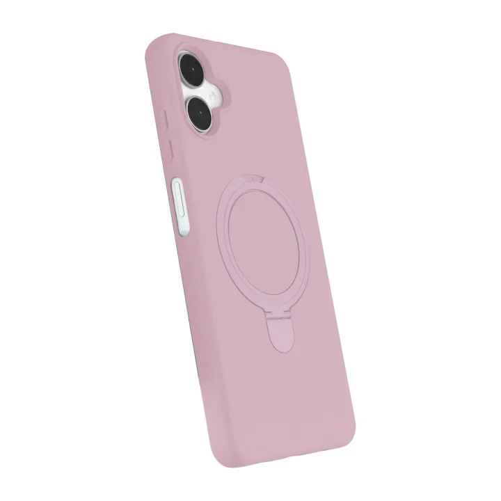 Mey İthalat®  Samsung Galaxy A06 Regal Magsafe Standlı Kapak - Açık Pembe