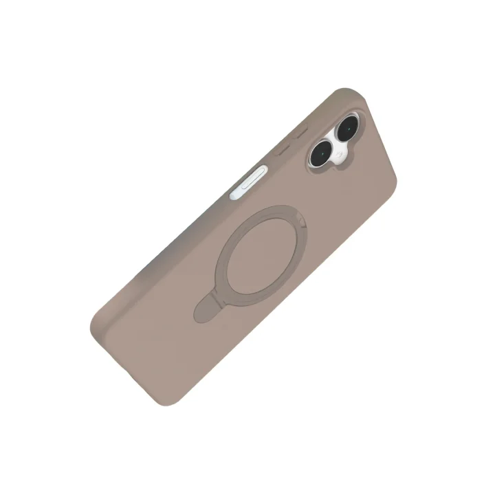 Mey İthalat®  Samsung Galaxy A06 Regal Magsafe Standlı Kapak - Çöl Titanyum