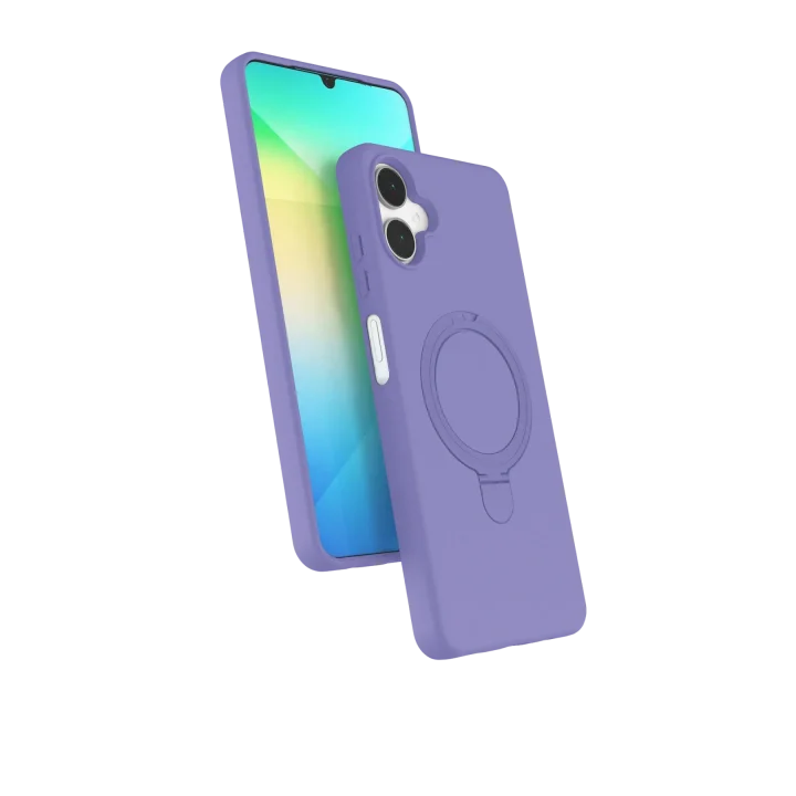 Mey İthalat®  Samsung Galaxy A06 Regal Magsafe Standlı Kapak - Lila
