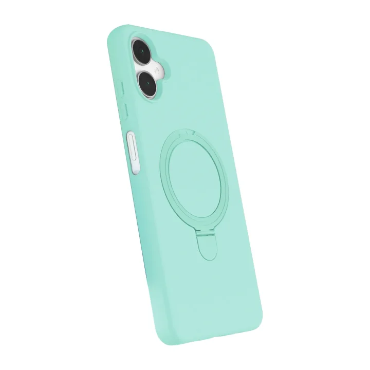 Mey İthalat®  Samsung Galaxy A06 Regal Magsafe Standlı Kapak - Su Yeşili