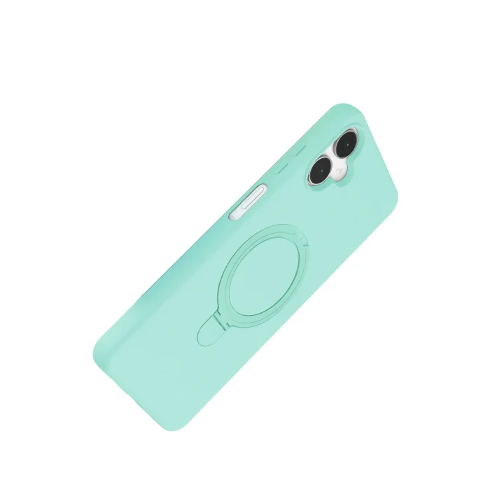 Mey İthalat®  Samsung Galaxy A06 Regal Magsafe Standlı Kapak - Su Yeşili