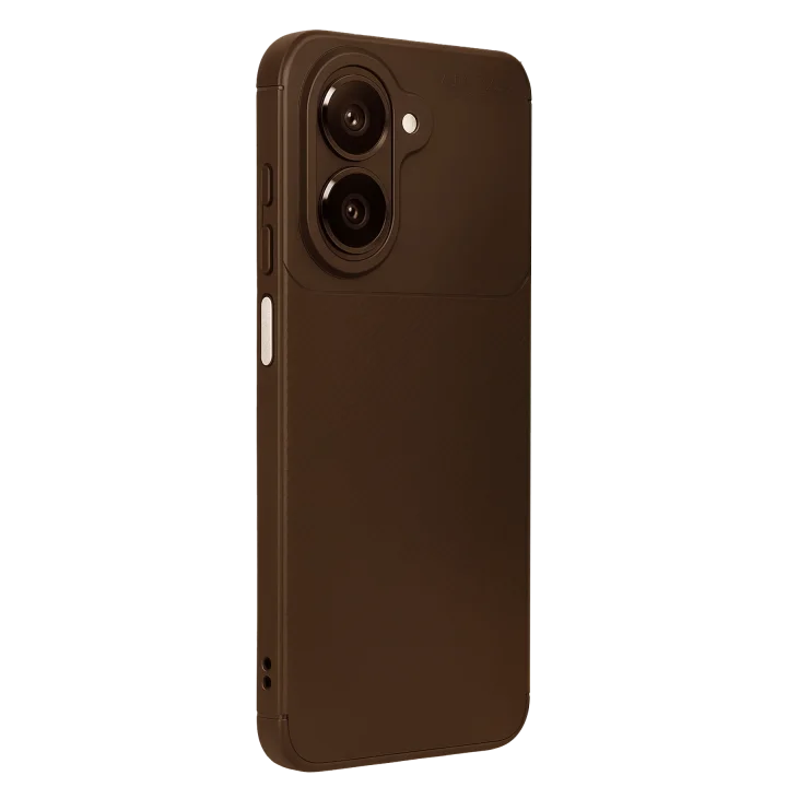 Mey İthalat®  Samsung Galaxy A07 4G Auto Focus Karbon Kapak - Kahverengi