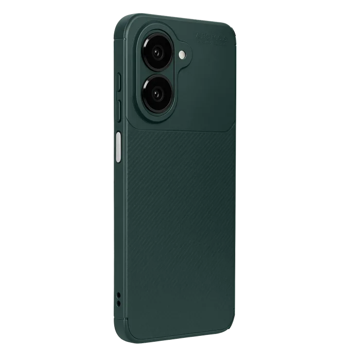 Mey İthalat®  Samsung Galaxy A07 4G Auto Focus Karbon Kapak - Koyu Yeşil