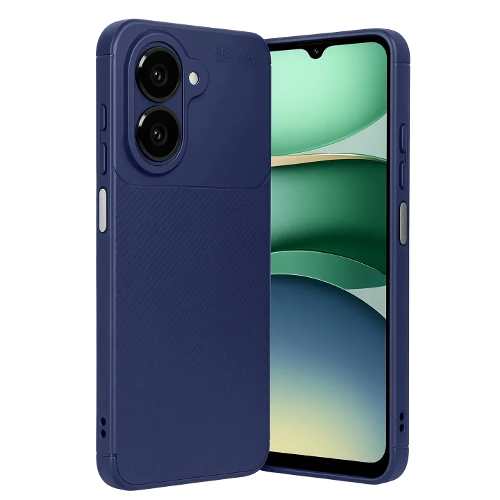 Mey İthalat®  Samsung Galaxy A07 4G Auto Focus Karbon Kapak - Lacivert