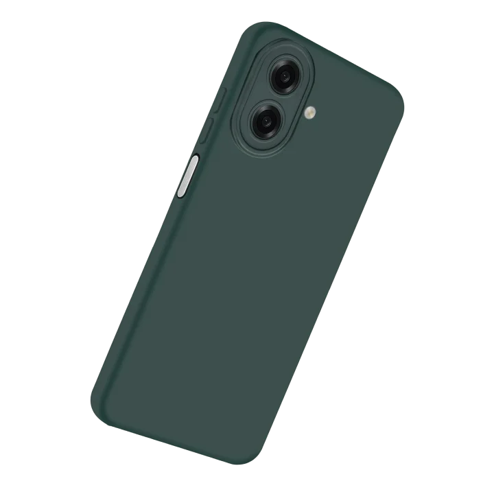 Mey İthalat®  Samsung Galaxy A07 4G First Silikon - Koyu Yeşil