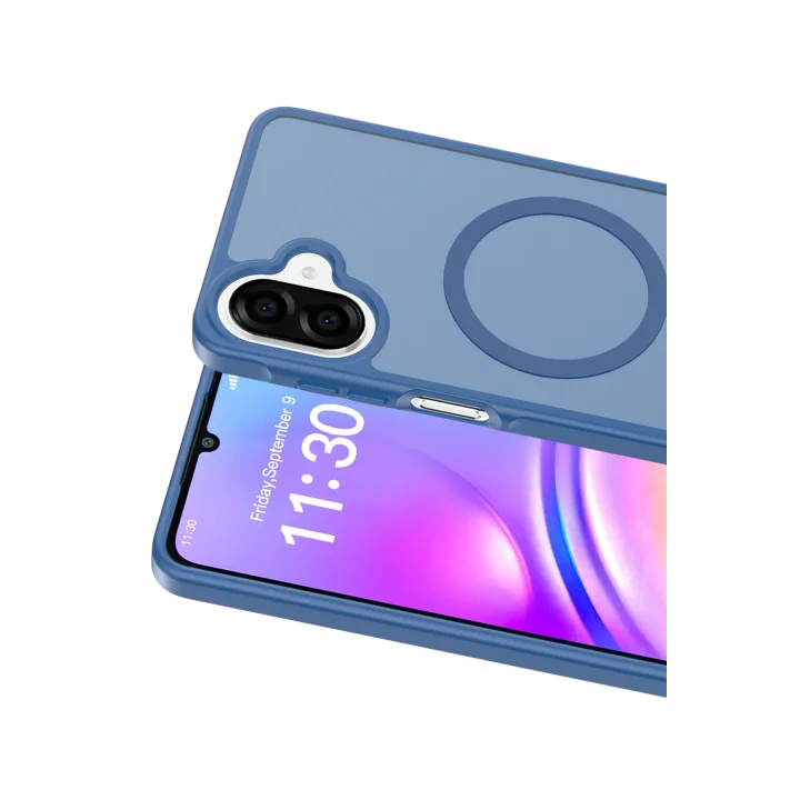 Mey İthalat®  Samsung Galaxy A07 4G Jota Magsafe Kapak - Lacivert