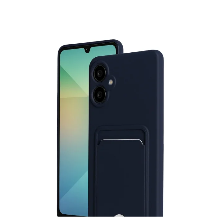 Mey İthalat®  Samsung Galaxy A07 4G Kelvin Kartvizitli Silikon - Lacivert