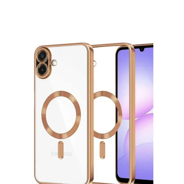 Mey İthalat®  Samsung Galaxy A07 4G Kross Magneticsafe Kapak - Çöl Titanyum