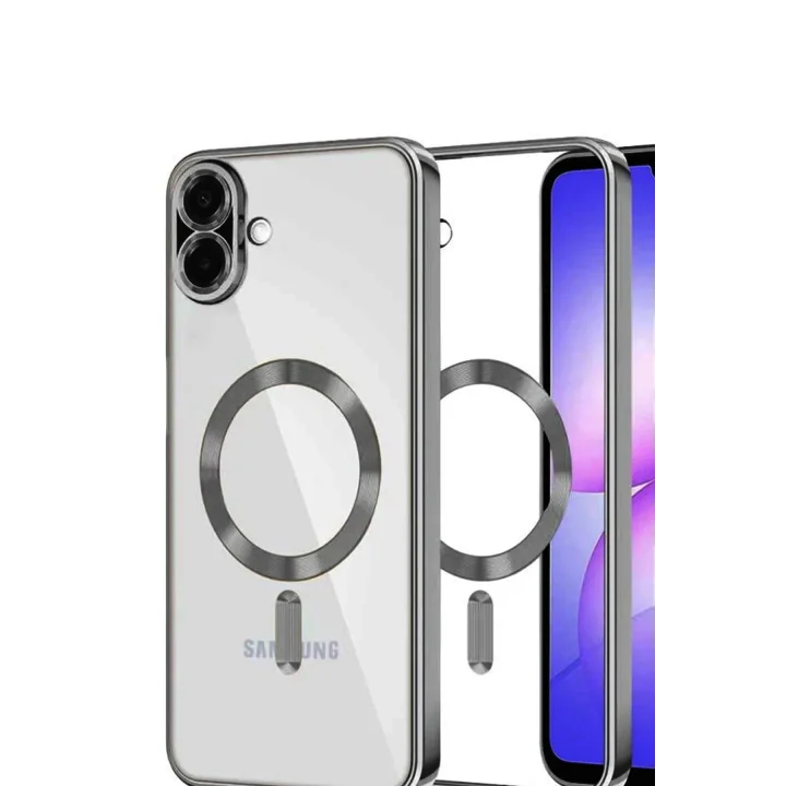 Mey İthalat®  Samsung Galaxy A07 4G Kross Magneticsafe Kapak - Titan Gri