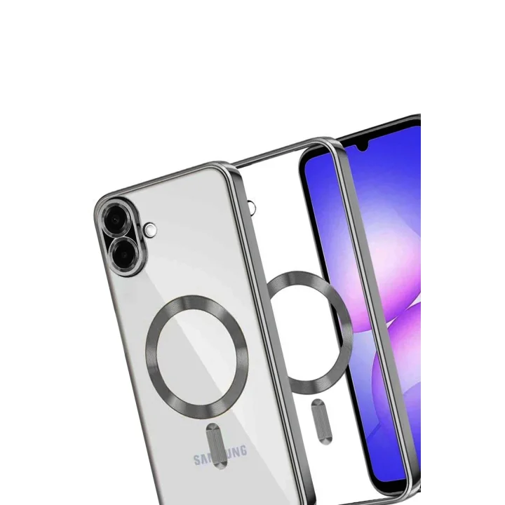 Mey İthalat®  Samsung Galaxy A07 4G Kross Magneticsafe Kapak - Titan Gri