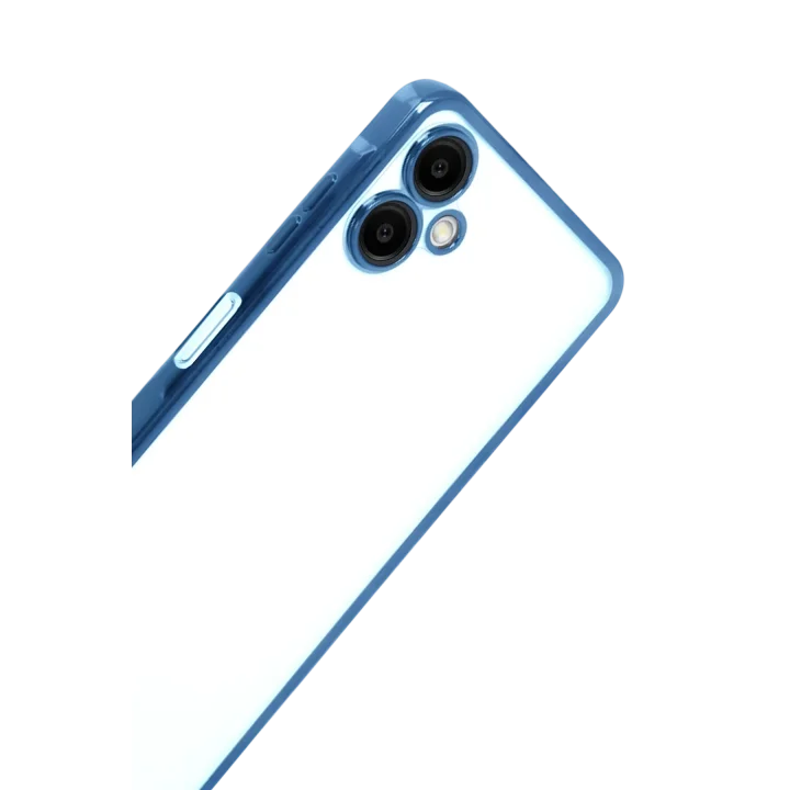 Mey İthalat®  Samsung Galaxy A07 4G  Lensli Silikon - Açık Mavi