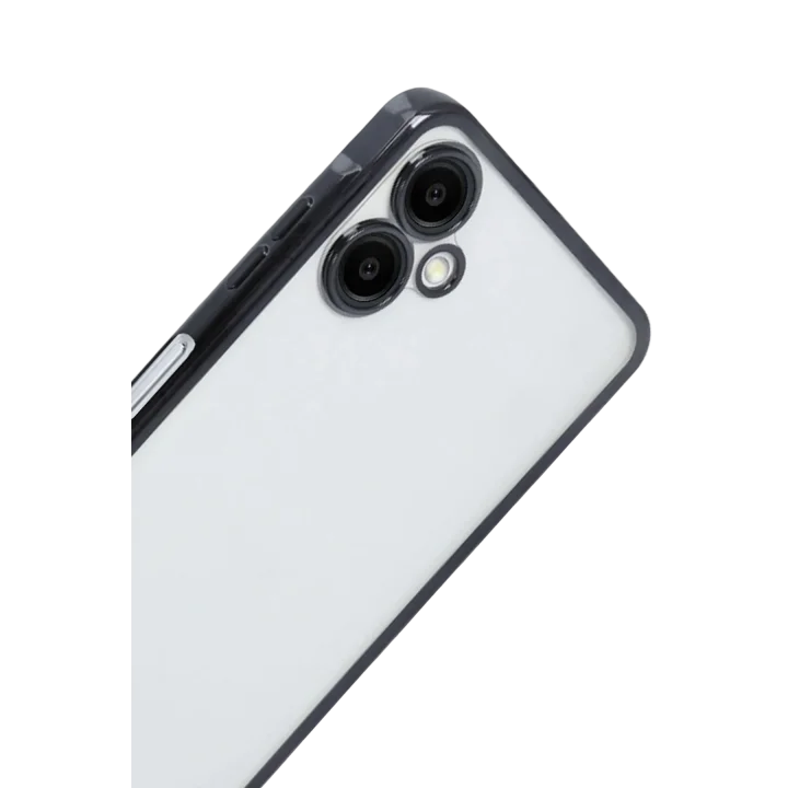 Mey İthalat®  Samsung Galaxy A07 4G  Lensli Silikon - Siyah