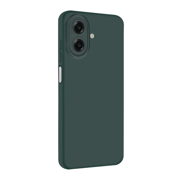 Mey İthalat®  Samsung Galaxy A07 4G Nano içi Kadife Silikon - K.Yeşil