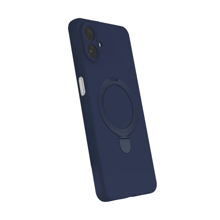 Mey İthalat®  Samsung Galaxy A07 4G Regal Magsafe Standlı Kapak - Lacivert