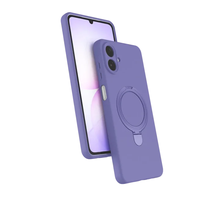 Mey İthalat®  Samsung Galaxy A07 4G Regal Magsafe Standlı Kapak - Lila