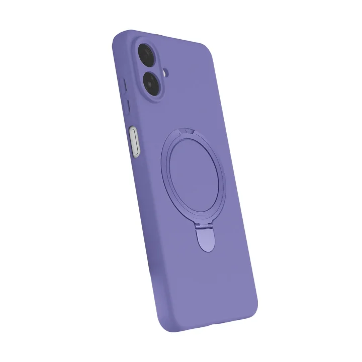 Mey İthalat®  Samsung Galaxy A07 4G Regal Magsafe Standlı Kapak - Lila