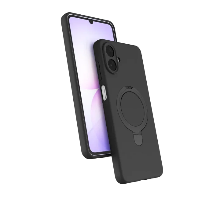 Mey İthalat®  Samsung Galaxy A07 4G Regal Magsafe Standlı Kapak - Siyah