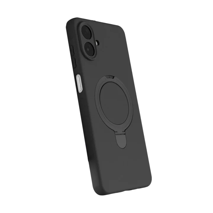 Mey İthalat®  Samsung Galaxy A07 4G Regal Magsafe Standlı Kapak - Siyah