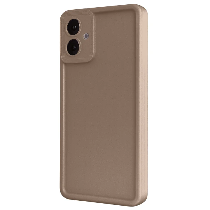 Mey İthalat®  Samsung Galaxy A07 4G Viera Silikon - Kahverengi