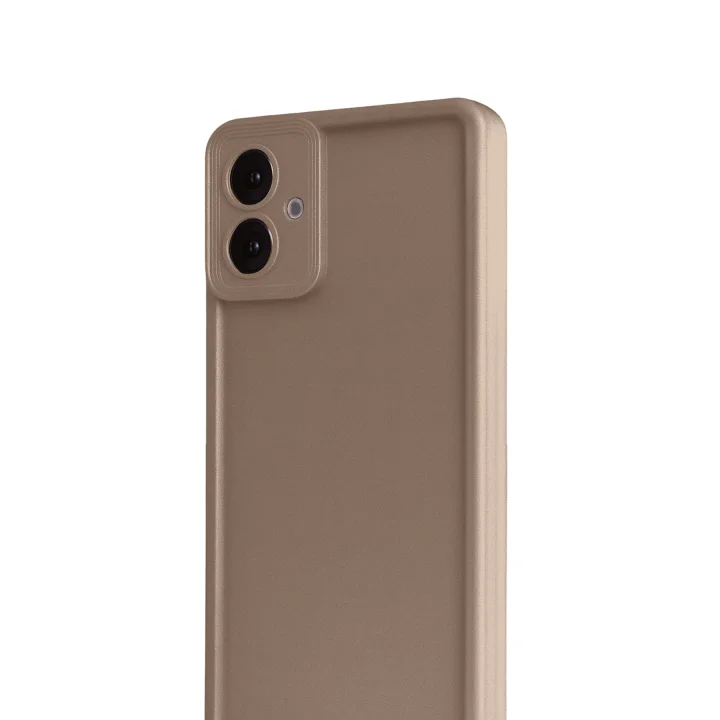 Mey İthalat®  Samsung Galaxy A07 4G Viera Silikon - Kahverengi