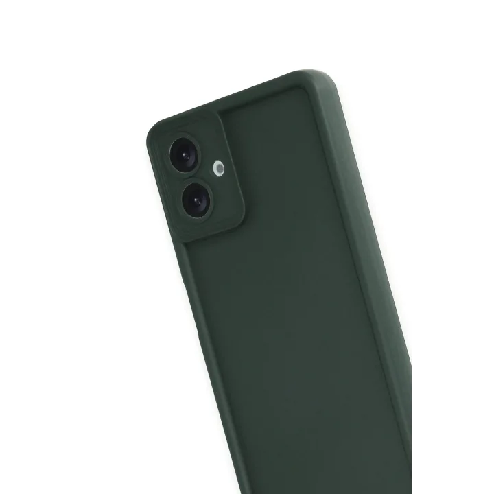 Mey İthalat®  Samsung Galaxy A07 4G Viera Silikon - Koyu Yeşil