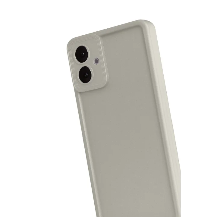 Mey İthalat®  Samsung Galaxy A07 4G Viera Silikon - Krem