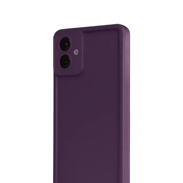 Mey İthalat®  Samsung Galaxy A07 4G Viera Silikon - Mürdüm