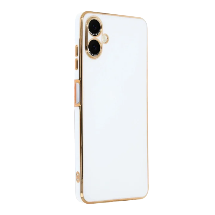 Mey İthalat®  Samsung Galaxy A07 4G Volet Silikon - Beyaz