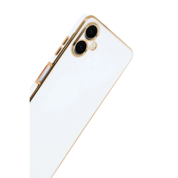 Mey İthalat®  Samsung Galaxy A07 4G Volet Silikon - Beyaz