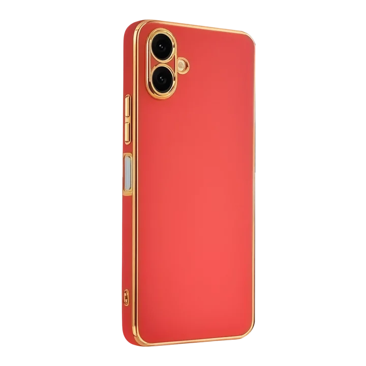 Mey İthalat®  Samsung Galaxy A07 4G Volet Silikon - Kırmızı