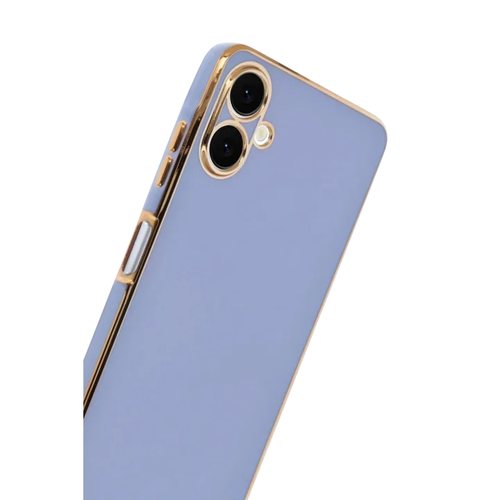 Mey İthalat®  Samsung Galaxy A07 4G Volet Silikon - Mavi