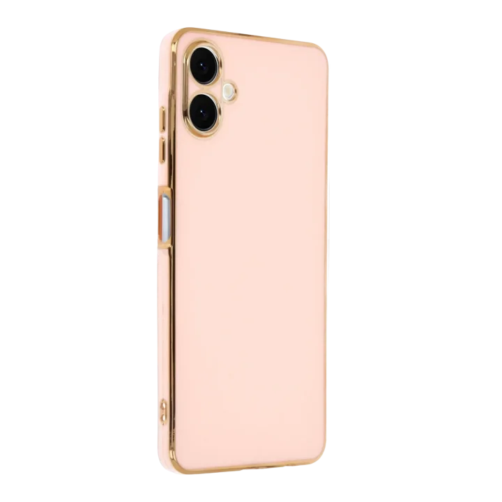 Mey İthalat®  Samsung Galaxy A07 4G Volet Silikon - Pembe