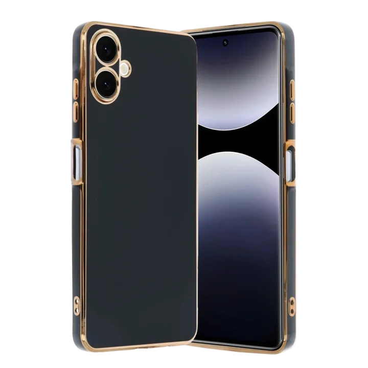 Mey İthalat®  Samsung Galaxy A07 4G Volet Silikon - Siyah