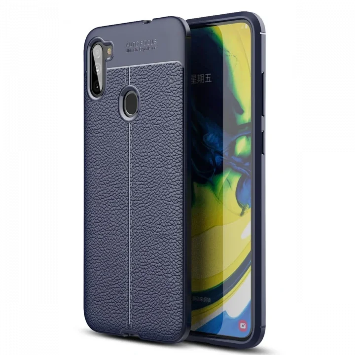 Mey İthalat®  Samsung Galaxy A11 Kılıf Auto Focus Kapak - Lacivert