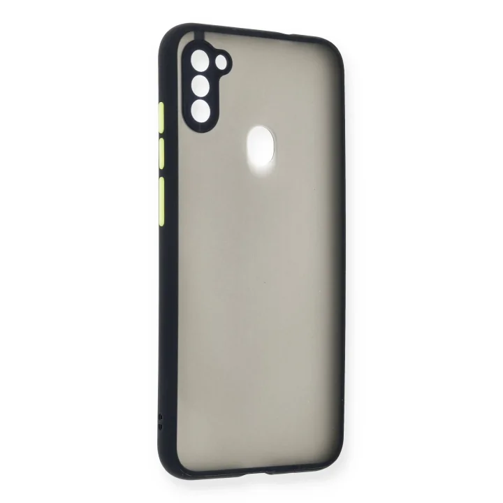 Mey İthalat®  Samsung Galaxy A11 Kılıf Montreal Silikon Kapak - Lacivert