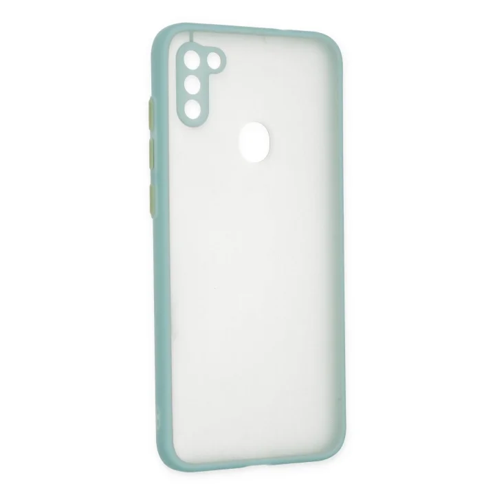 Mey İthalat®  Samsung Galaxy A11 Kılıf Montreal Silikon Kapak - Turkuaz
