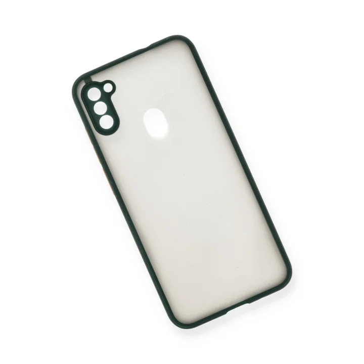 Mey İthalat®  Samsung Galaxy A11 Kılıf Montreal Silikon Kapak - Yeşil