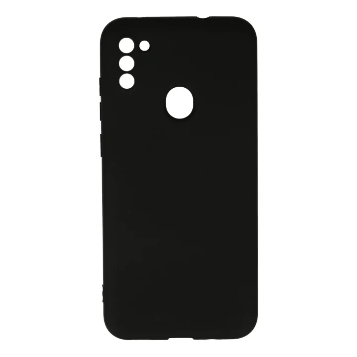 Mey İthalat®  Samsung Galaxy A11 Kılıf Nano içi Kadife Silikon - Siyah