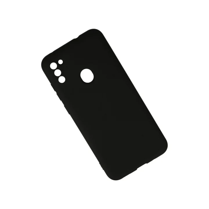 Mey İthalat®  Samsung Galaxy A11 Kılıf Nano içi Kadife Silikon - Siyah