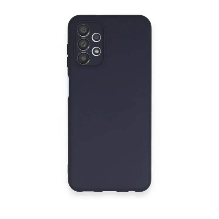 Mey İthalat®  Samsung Galaxy A13 4G Kılıf First Silikon - Lacivert