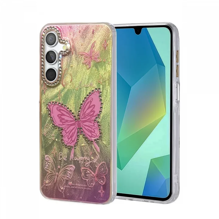 Mey İthalat®  Samsung Galaxy A14 4G Kılıf Blade Aynalı Desenli Kapak - Desen 5
