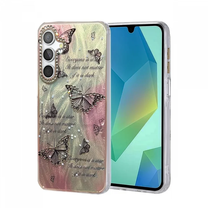 Mey İthalat®  Samsung Galaxy A14 4G Kılıf Blade Aynalı Desenli Kapak - Desen 6