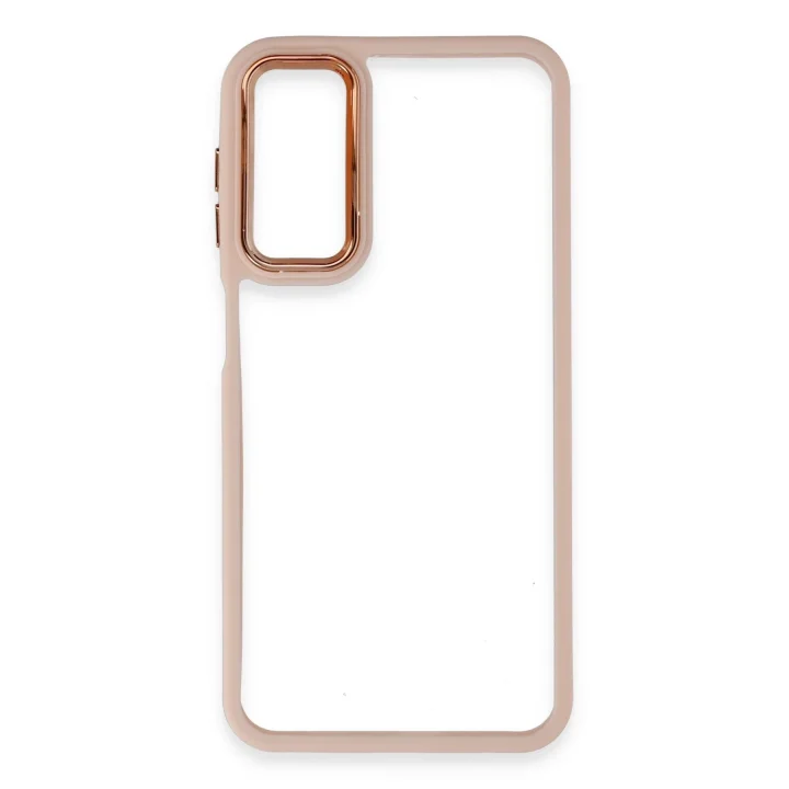 Mey İthalat®  Samsung Galaxy A14 4G Kılıf Dora Kapak - Pudra