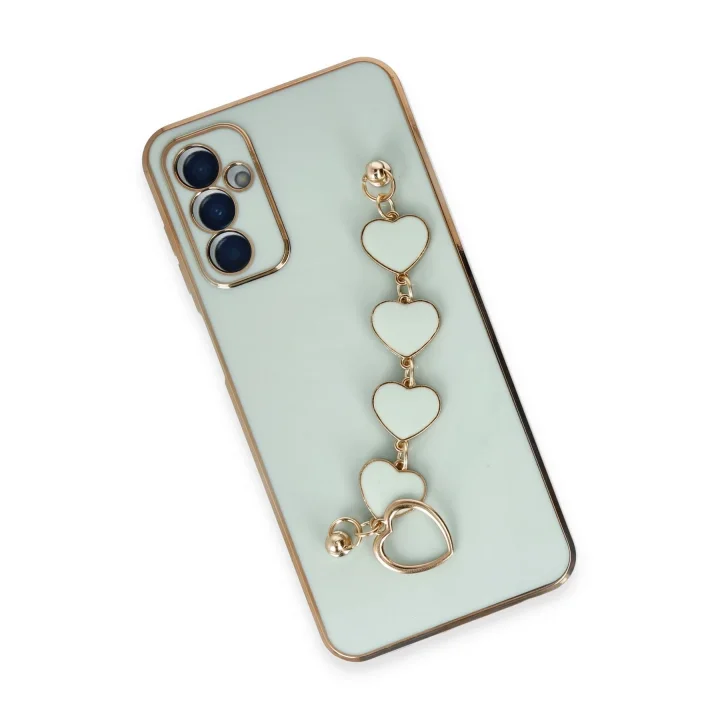 Mey İthalat®  Samsung Galaxy A14 4G Kılıf Esila Silikon - Su Yeşili