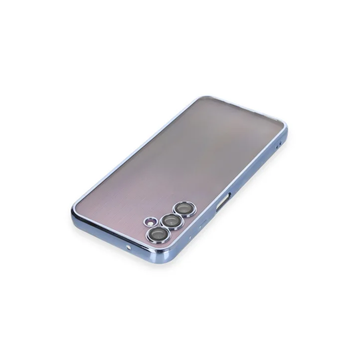 Mey İthalat®  Samsung Galaxy A14 4G Kılıf  Lensli Silikon - Açık Mavi