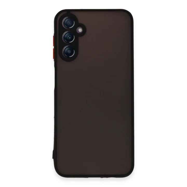 Mey İthalat®  Samsung Galaxy A14 4G Kılıf Montreal Silikon Kapak - Siyah