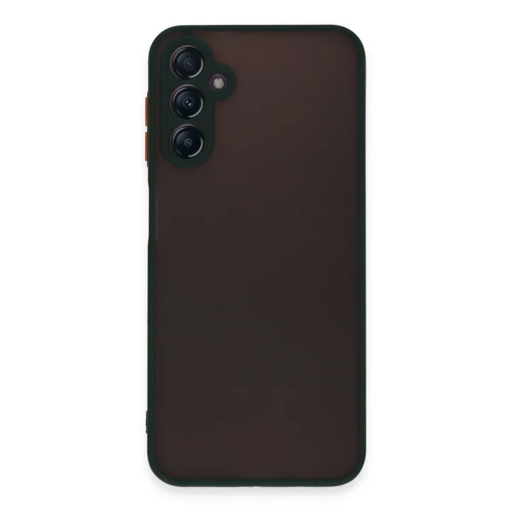 Mey İthalat®  Samsung Galaxy A14 4G Kılıf Montreal Silikon Kapak - Yeşil