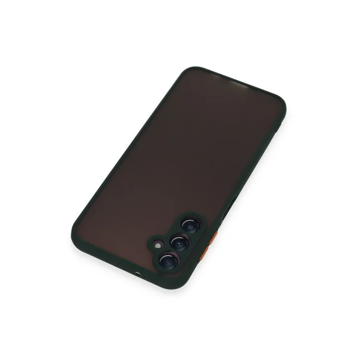 Mey İthalat®  Samsung Galaxy A14 4G Kılıf Montreal Silikon Kapak - Yeşil