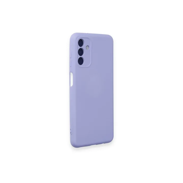 Mey İthalat®  Samsung Galaxy A14 4G Kılıf Nano içi Kadife Silikon - Lila