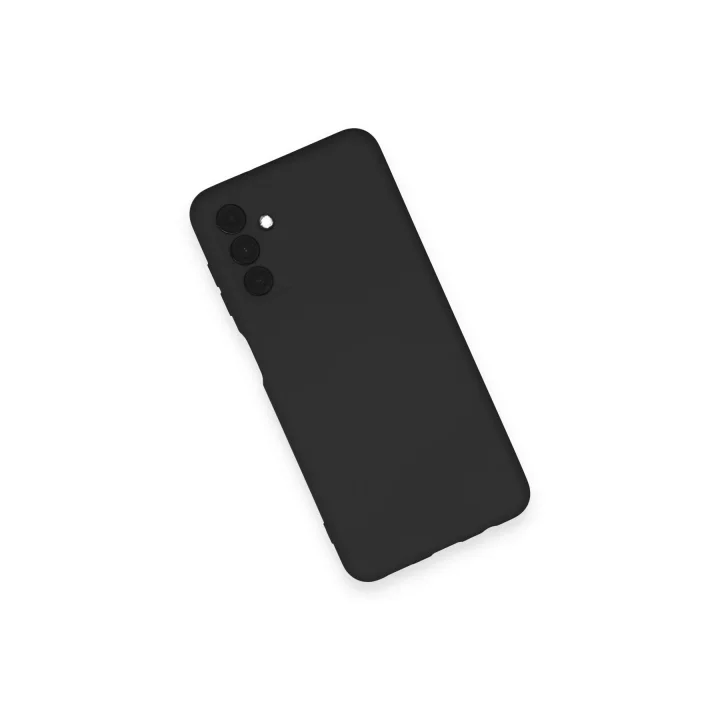 Mey İthalat®  Samsung Galaxy A14 4G Kılıf Nano içi Kadife Silikon - Siyah